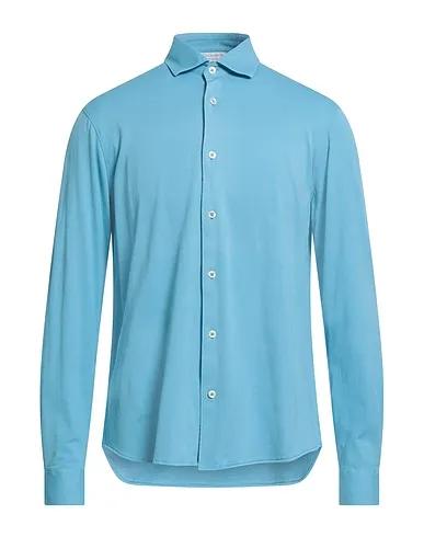 Azure Jersey Solid color shirt