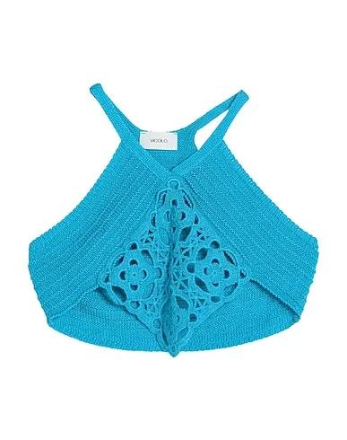 Azure Knitted Crop top