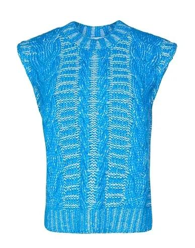 Azure Knitted Sleeveless sweater