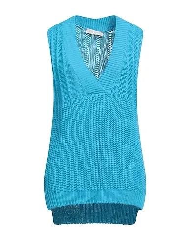 Azure Knitted Sleeveless sweater