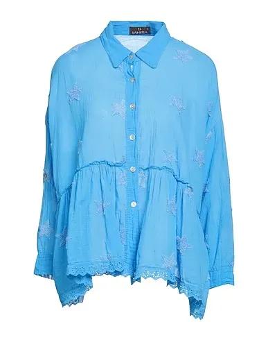 Azure Lace Lace shirts & blouses
