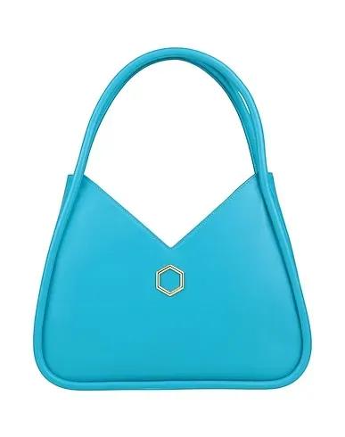 Azure Leather Handbag
