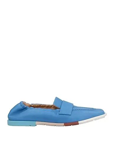 Azure Leather Loafers