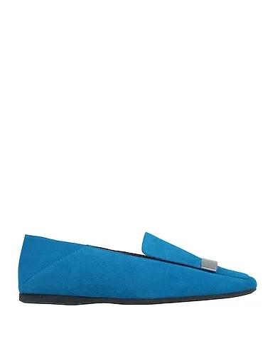 Azure Leather Loafers