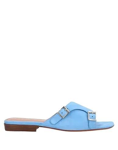Azure Leather Sandals