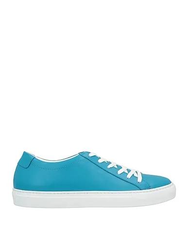 Azure Leather Sneakers