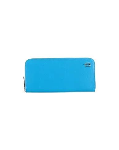 Azure Leather Wallet