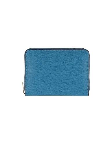 Azure Leather Wallet