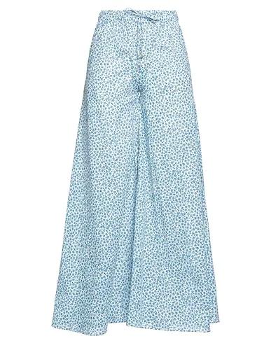 Azure Plain weave Casual pants
