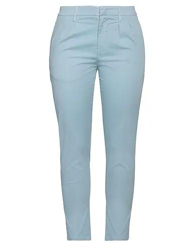 Azure Plain weave Casual pants