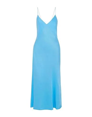 Azure Plain weave Elegant dress