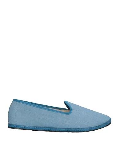 Azure Plain weave Loafers