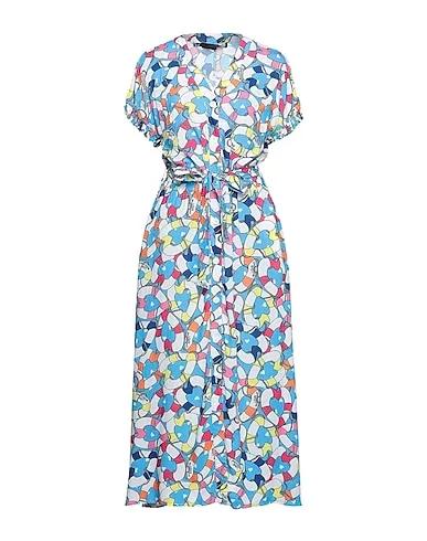 Azure Plain weave Long dress