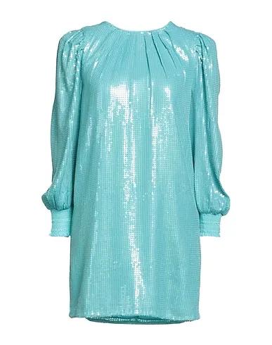Azure Plain weave Sequin dress