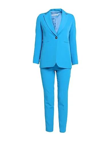 Azure Plain weave Suit