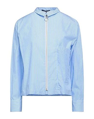 Azure Poplin Patterned shirts & blouses