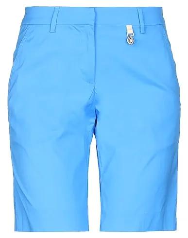 Azure Poplin Shorts & Bermuda