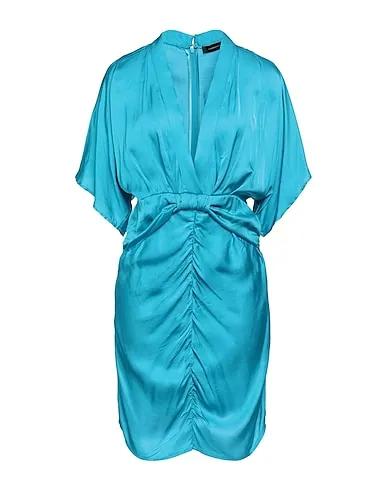 Azure Satin Short dress