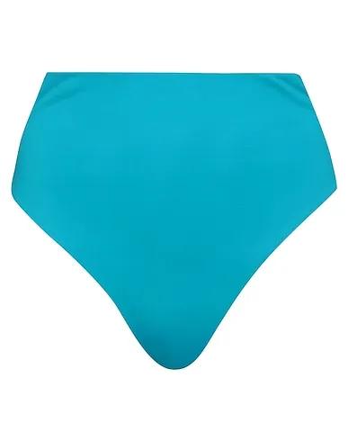 Azure Synthetic fabric Bikini