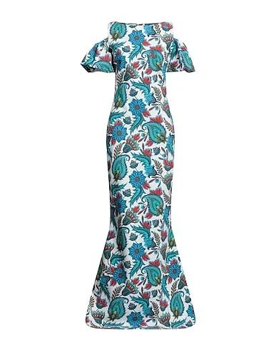 Azure Synthetic fabric Long dress