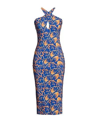 Azure Synthetic fabric Midi dress