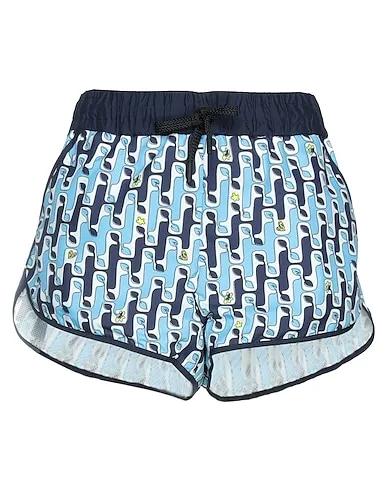 Azure Techno fabric Shorts & Bermuda