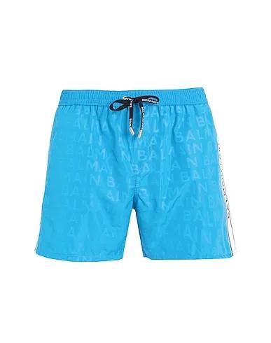 Azure Techno fabric Swim shorts BOXER