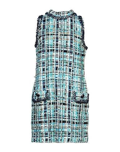 Azure Tweed Short dress