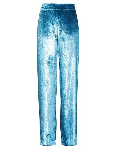 Azure Velour Casual pants