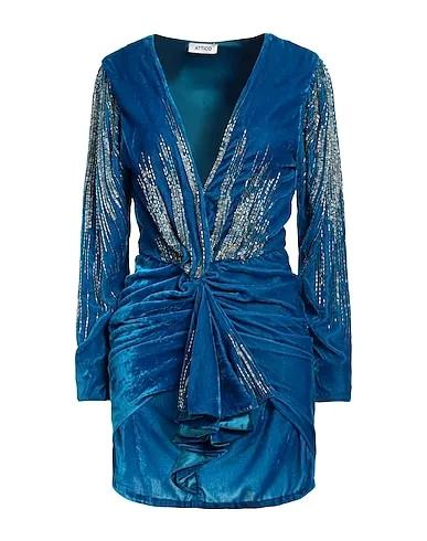 Azure Velvet Elegant dress