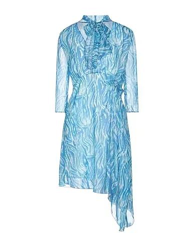 Azure Voile Midi dress