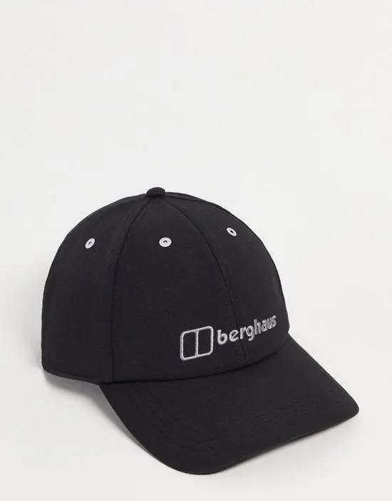 Back Ortler cap in black