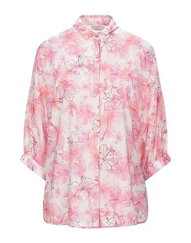 BALLANTYNE | Pink Women‘s Floral Shirts & Blouses
