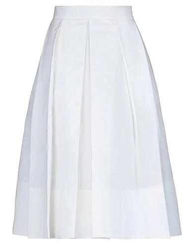 BALLANTYNE | White Women‘s Midi Skirt