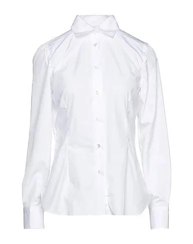 BARBA Napoli | White Women‘s Solid Color Shirts & Blouses