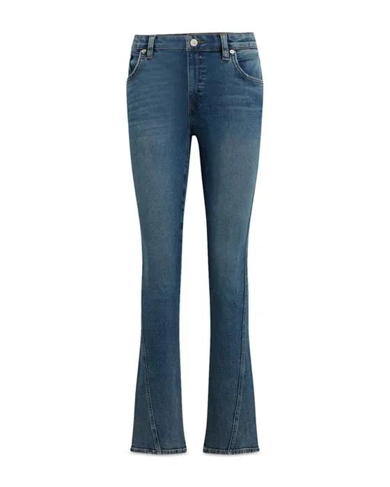 Barbara High Rise Baby Bootcut Jeans in Stage