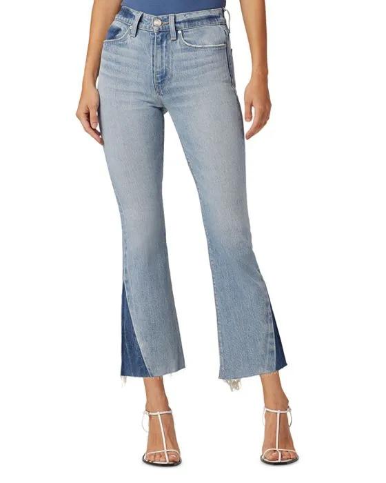 Barbara High Rise Bootcut Jeans in Ivy