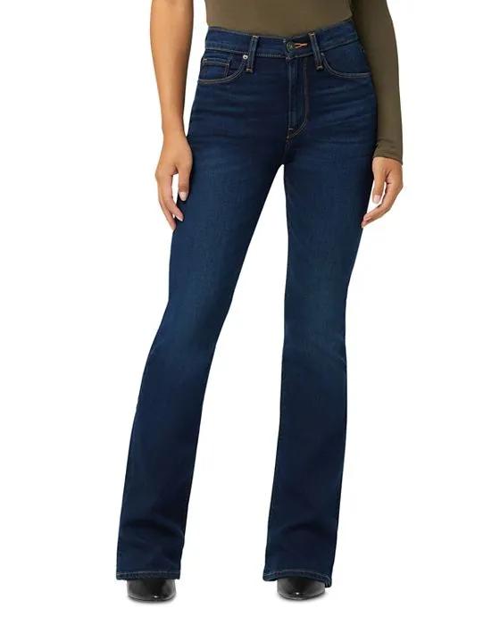 Barbara High Rise Bootcut Jeans in Requiem