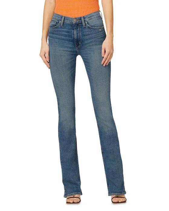 Barbara High Rise Bootcut Jeans in Sandy Distressed