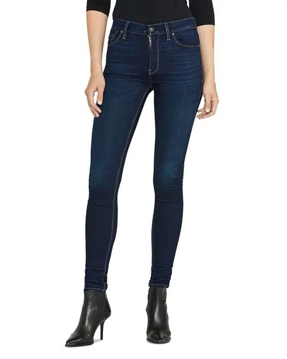 Barbara High Rise Skinny Jeans in Requiem