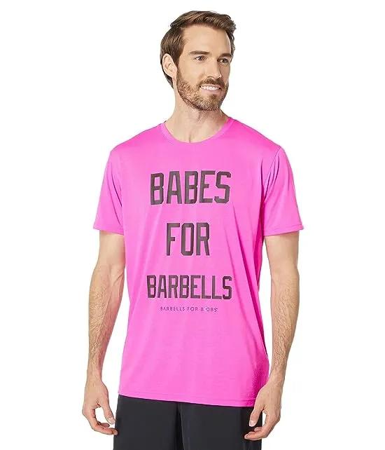 Barbells for Boobs Slogan Tee