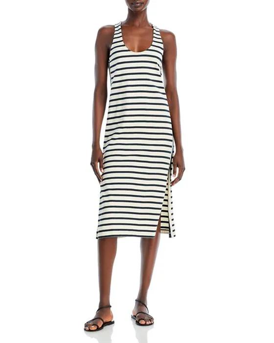 Bardot Striped Midi Dress