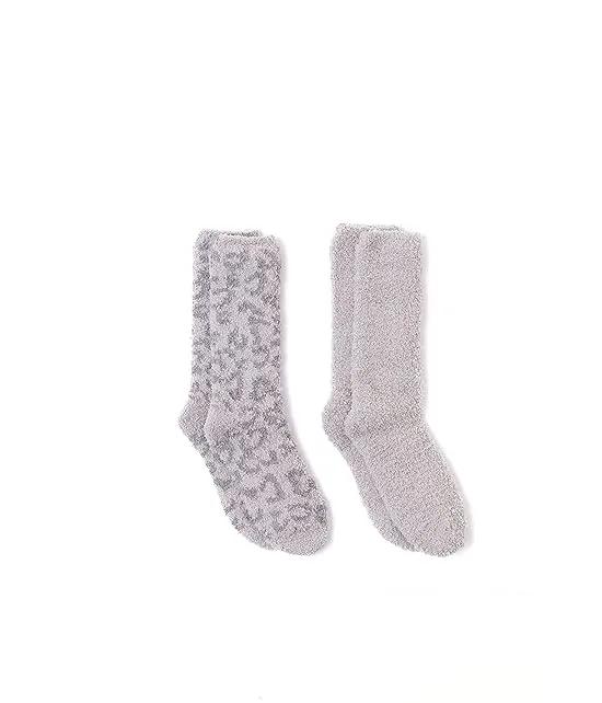 Barefoot Dreams Cozy Chic® In The Wild 2-Pair Socks Set