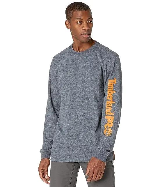 Base Plate Long Sleeve T-Shirt with Logo