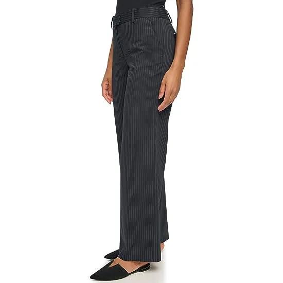 Baxter Front Fly Extend Tab Wide Leg Trousers