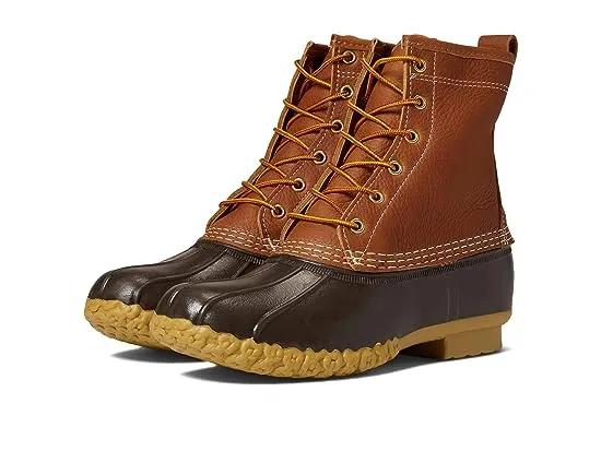 Bean Boot 8" Leather Primaloft Flannel Lined