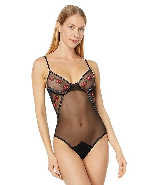 Beatrix Embroidered Open Back Coucou Body