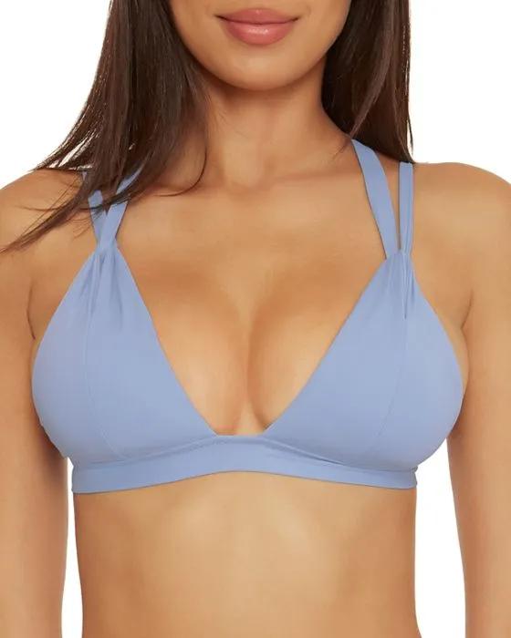 BECCA® by Rebecca Virtue Color Code Halter Bikini Top