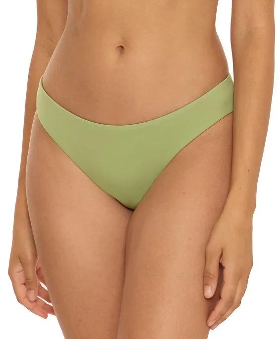 Becca Women's Color Code Shirred-Back Hipster Bikini Bottoms