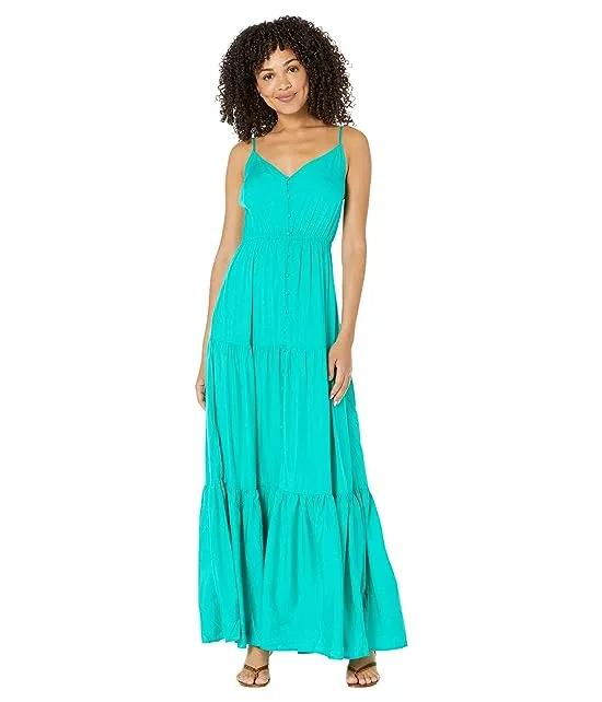Been So Long Dress - Solid Woven Maxi